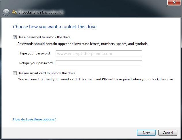 2-Bitlocker-password