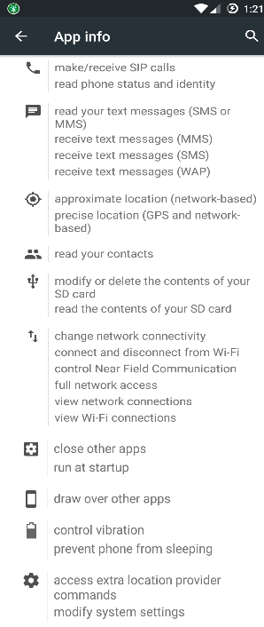 permissions